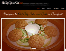 Tablet Screenshot of oldcitycafeandgrill.com
